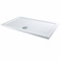 Shires 1200 × 800 × 30 mm Rectangular Stone-Resin Shower Tray – White