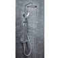 Messi Round Cool Touch Thermostatic Shower Set – 250 mm Drench Head & Rigid Riser