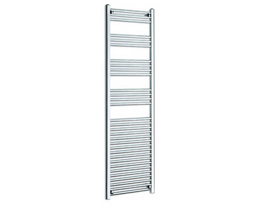 Kartell Chrome 1800mm x 600mm Straight 25mm Towel Rail - 25STR618C