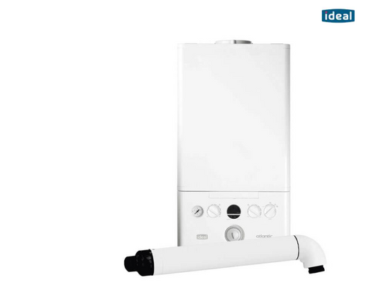 Ideal Atlantic 24kw 223491 & 208173 Boiler, Standard Flue & Mech Clock