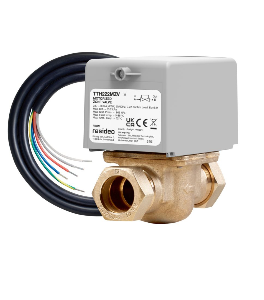 TOTALHOME 22MM 2 PORT MOTORISED ZONE VALVE