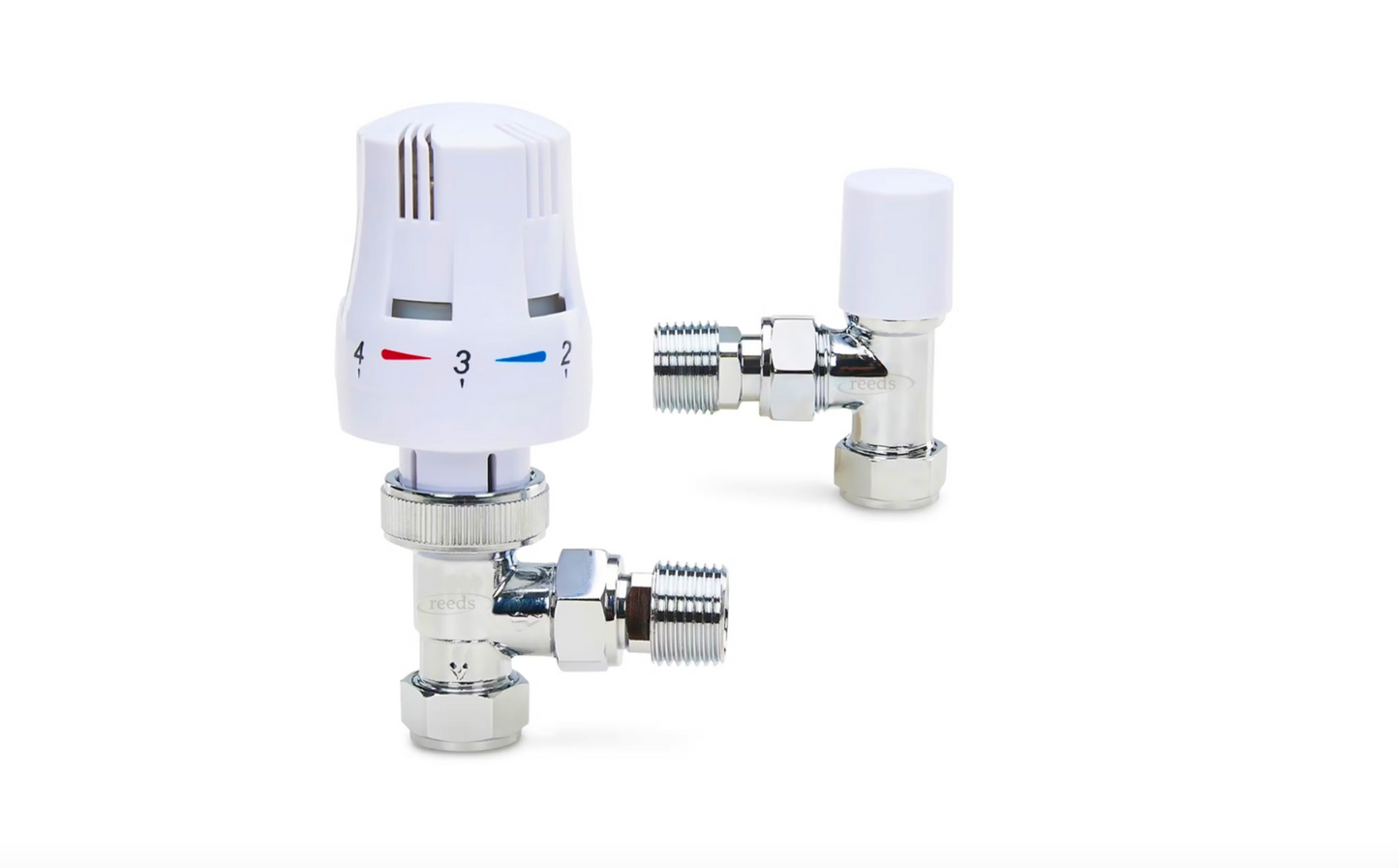 Twin Pack TRV & Lockshield Style Angled