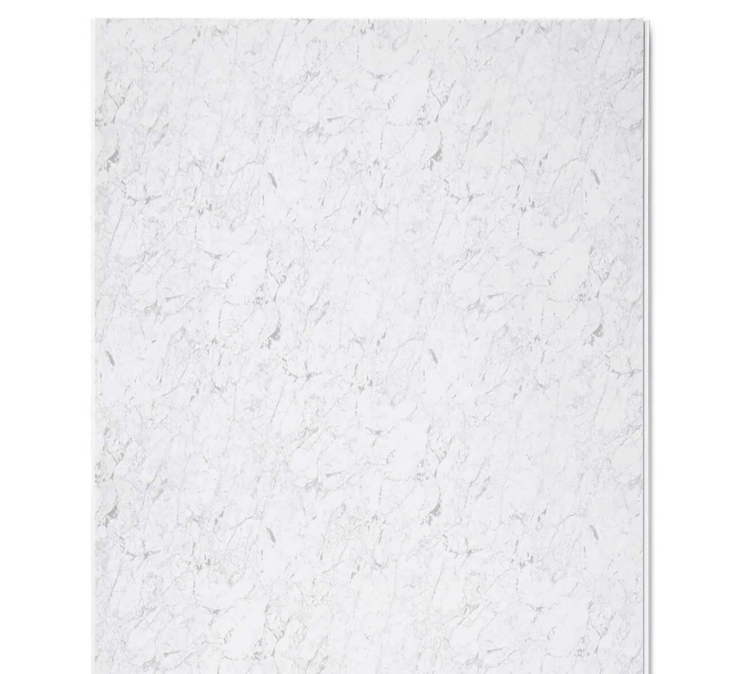 White Marble PVC Wall Panel – 10mm Gloss Waterproof Cladding