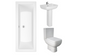 Hyde 1700 x 700mm Bath with Options 600 Toilet & Basin Set