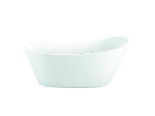 Synergy Arruba 1660mm Matt White Slipper Bath