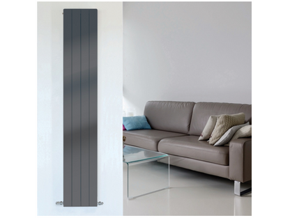 Synergy Attika 300 x 1800mm Anthracite Vertical Radiator