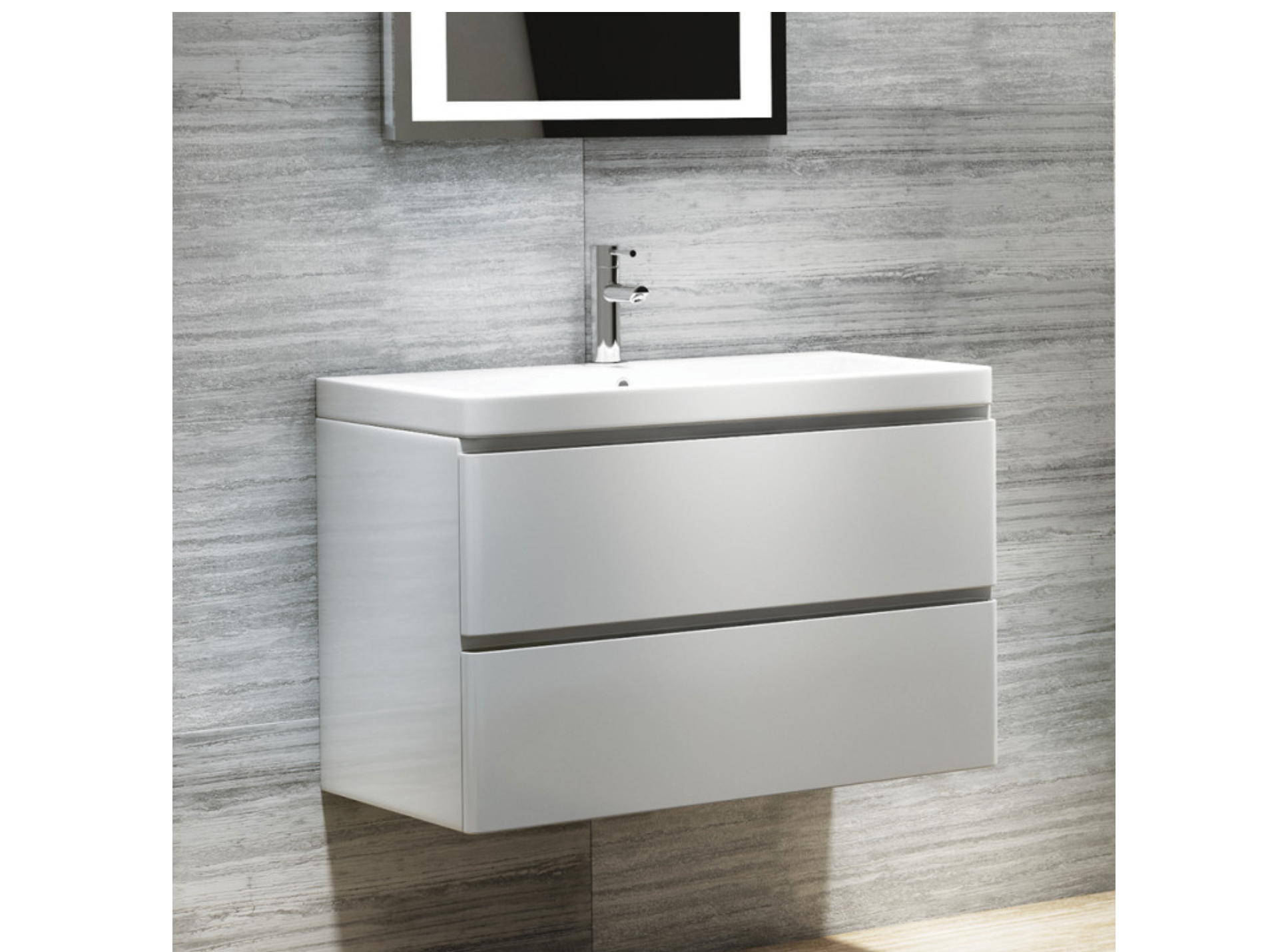 Synergy Linea 800mm 1 Tap Hole Basin