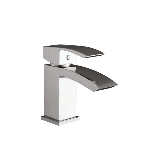 Descent Mono Basin Mixer with Push Waste – Chrome