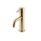 Kartell K‑Vit Ottone Brushed Brass Mono Basin Mixer (Deck-Mounted) – TAP140OT