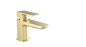 Kolt Mini Mono Basin Mixer Tap – Brushed Brass Finish