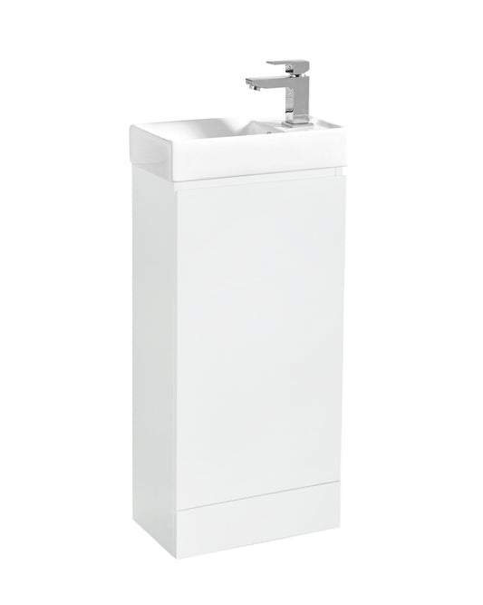 Lanza Cloakroom Vanity – Floor Mounted Unit with Basin