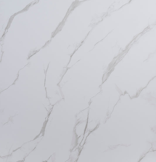 White Marble Effect PVC Wall Panel – 10 mm