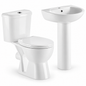 Kartell Proton 4-Piece Bathroom Suite – Rimless Toilet & 540mm Basin