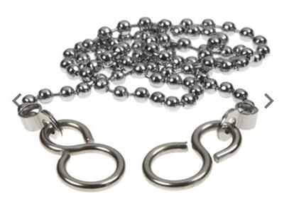 450mm (18") Chain Assembly – Bath, Basin & Sink Plug Replacement Chain