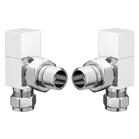 Square Radiator Valves – Modern Designer Finish