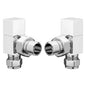 Square Radiator Valves – Modern Designer Finish