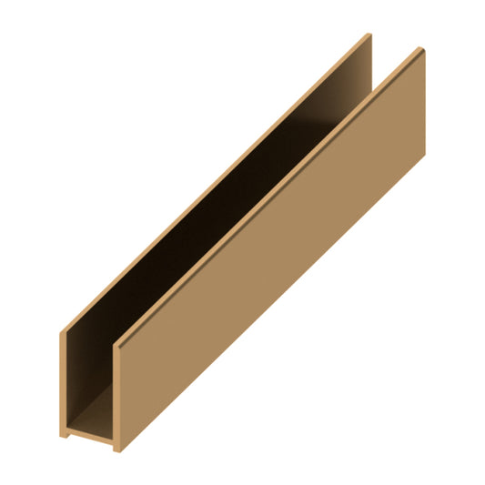 Brushed Brass Profile Pack – Trim Kit for Shower Panels or Enclosures