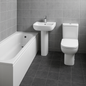 Ark 1700 x 700mm Bath with Options 600 Toilet & Basin Set