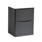 Arc 600mm Floor Standing 2 Drawer Unit & Basin – Graphite