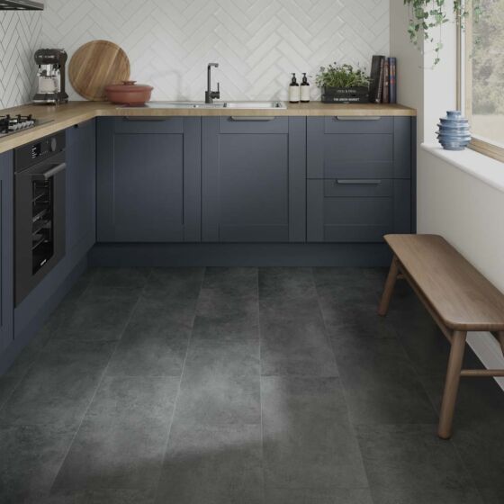 Verona Pinnacle Concrete Anthracite Wall Panels – Splashback & Wet Room Cladding