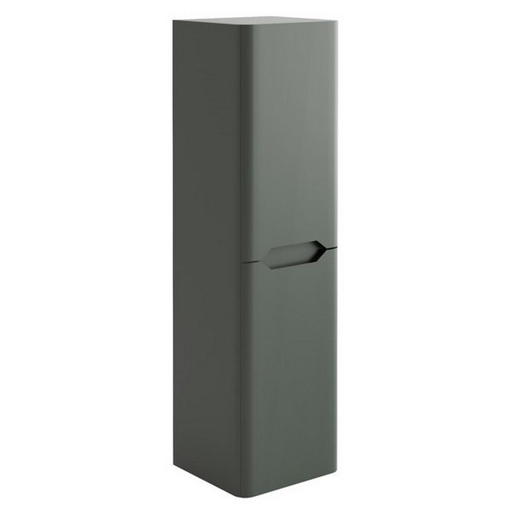 Ella 1400 mm Wall‑Hung Tall Boy Cabinet – Matt Anthracite