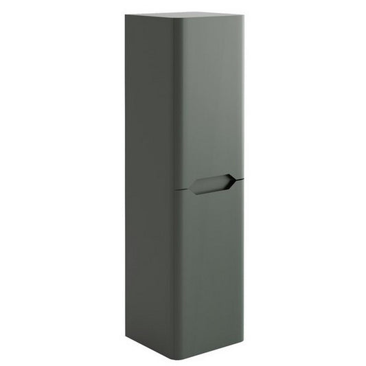 Ella 1400 mm Wall‑Hung Tall Boy Cabinet – Matt Anthracite
