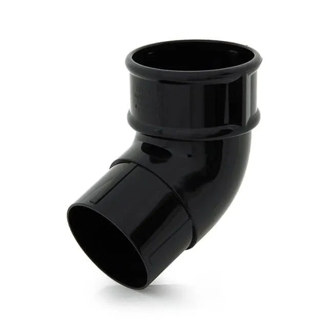 68mm Round Downpipe Offset Bend – uPVC Gutter Pipe Connector