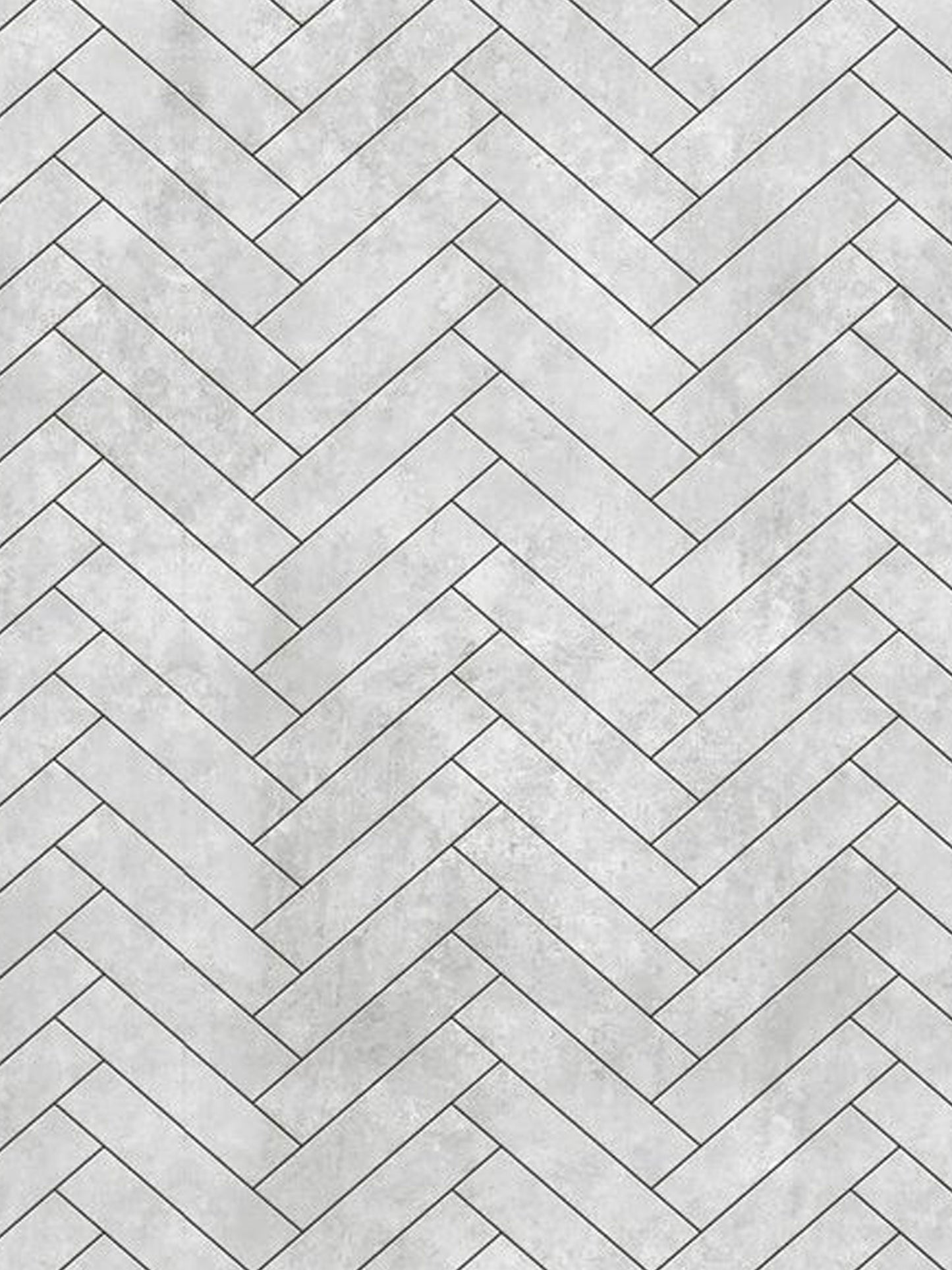 1M X 2.4M Chevron Grey (Matt) Deluxe Panel