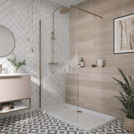 S8 Brushed Brass Wetroom Profile Pack S8-PROFILEPACK-BB