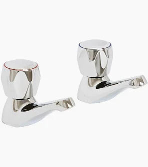 Skara Bath Pillar Taps