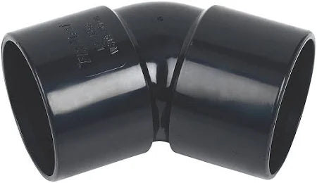 Bulk Buy – 40mm 45° Solvent Weld Elbow (Black)