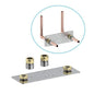 Key Plumb Bar Shower Fixing Plate | Shower Pipe Wall Cover Plate