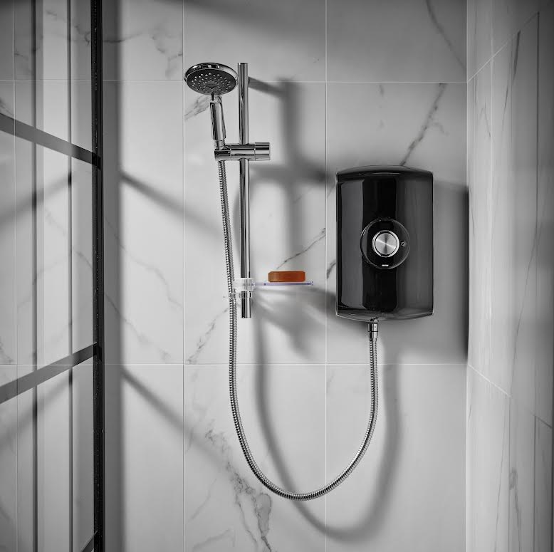 Triton Amore Electric Shower - 8.5kW Gloss Black